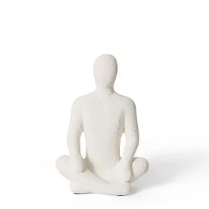 Meditative Sculpture - 14 x 8 x 20cm by Elme Living, a Statues & Ornaments for sale on Style Sourcebook