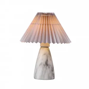 Nora Living Julius Ceramic Table Lamp (E27) Silver by Nora Living, a Table & Bedside Lamps for sale on Style Sourcebook