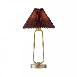 Mayfield Nika Pleated Table Lamp (E27) Fig by Mayfield, a Table & Bedside Lamps for sale on Style Sourcebook