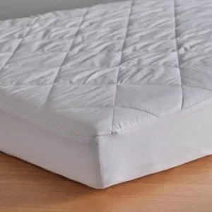 Canningvale Waterproof Mattress Protector - White, Cot, 100% Cotton by Canningvale, a Sheets for sale on Style Sourcebook