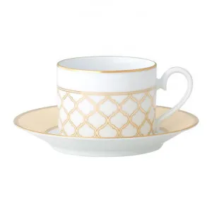 Noritake Eternal Palace Fine Porcelain Tea Cup & Saucer Set, Caramel by Noritake, a Cups & Mugs for sale on Style Sourcebook