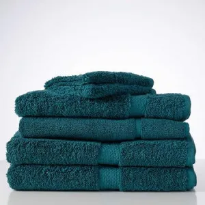 Canningvale Royal Splendour 6 Piece Towel Set - Eucalyptus, 100% Cotton by Canningvale, a Towels & Washcloths for sale on Style Sourcebook