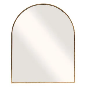 Archibald Metal Frame Arch Wall Mirror, 100cm, Gold by Cozy Lighting & Living, a Mirrors for sale on Style Sourcebook