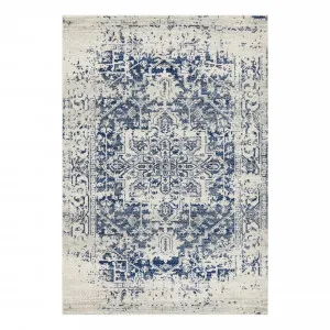 Evoke 253 Rug 160x230cm in Navy/White by OzDesignFurniture, a Contemporary Rugs for sale on Style Sourcebook