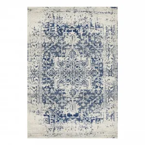 Evoke 253 Rug 240x330cm in Navy/White by OzDesignFurniture, a Contemporary Rugs for sale on Style Sourcebook