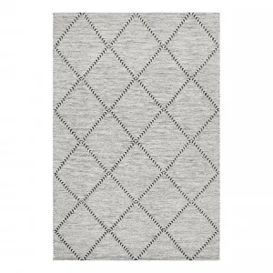 Maison Jasmin Rug 155x225cm in Black/Off White by OzDesignFurniture, a Contemporary Rugs for sale on Style Sourcebook