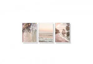 Set of 3 Coastal Beach Wall Art Canvas 3 sizes available 60cm x 40cm by Luxe Mirrors, a Artwork & Wall Decor for sale on Style Sourcebook