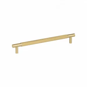 Tezra Textured Cabinetry Pull 220mm • Brushed Brass by ABI Interiors Pty Ltd, a Cabinet Hardware for sale on Style Sourcebook