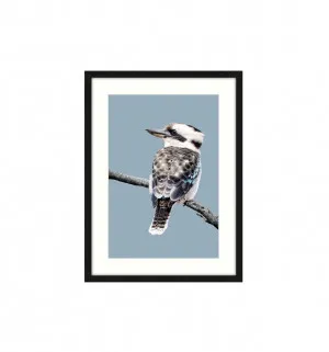 Kookaburra Bird Framed Wall Art 80cm x 60cm by Luxe Mirrors, a Artwork & Wall Decor for sale on Style Sourcebook