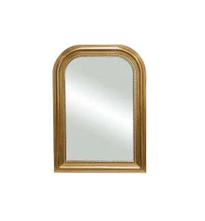 Clemence Gold Leaf Wall Mirror 110cm x 77 by Luxe Mirrors, a Mirrors for sale on Style Sourcebook