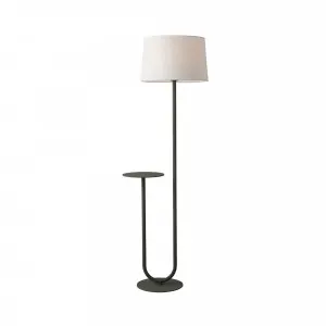 Mayfield Esta Floor Lamp & Table (E27) White by Mayfield, a Floor Lamps for sale on Style Sourcebook