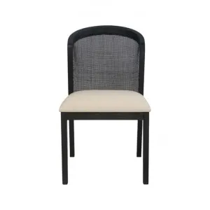 Set of 2 - Margie Black ELM Dining Chair - Light Beige by Interior Secrets - AfterPay Available by Interior Secrets, a Dining Chairs for sale on Style Sourcebook