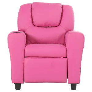 Ionian Faux Leather Kids Recliner Armchair, Pink by New Oriental, a Kids Chairs & Tables for sale on Style Sourcebook