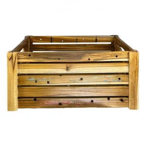 Inman Reclaimed Timber Storage Crate, Large by Chateau Legende, a Decorative Boxes for sale on Style Sourcebook