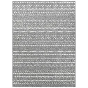 Osilo No.20469 Indoor / Outdoor Rug, 230x160cm, Grey / White by Austex International, a Outdoor Rugs for sale on Style Sourcebook