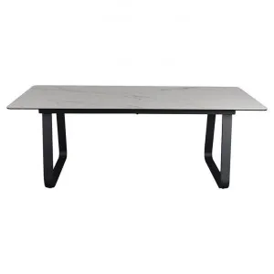 Visconti Ceramic Glass & Metal Dining Table, 210cm by Viterbo Modern Furniture, a Dining Tables for sale on Style Sourcebook