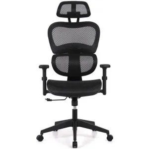 Elite Mesh Fabric Ergonomic Office Chair, Black by UBiZ Furniture, a Chairs for sale on Style Sourcebook