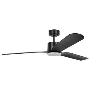 Iluka Indoor / Outdoor DC Ceiling Fan with CCT LED Light & Remote, 150cm/60", Black by Eglo, a Ceiling Fans for sale on Style Sourcebook