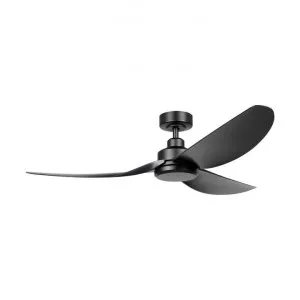 Torquay Indoor / Outdoor DC Ceiling Fan with Remote, 142cm/56", Black by Eglo, a Ceiling Fans for sale on Style Sourcebook