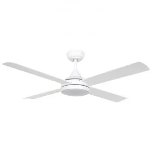 Stradbroke Indoor / Outdoor DC Ceiling Fan with CCT LED Light & Remote, 122cm/48", White by Eglo, a Ceiling Fans for sale on Style Sourcebook