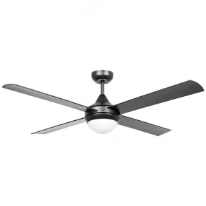 Stradbroke Indoor / Outdoor DC Ceiling Fan with Light & Remote, 132cm/52", Black by Eglo, a Ceiling Fans for sale on Style Sourcebook