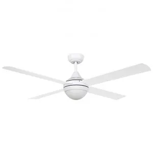Stradbroke Indoor / Outdoor DC Ceiling Fan with Light & Remote, 132cm/52", White by Eglo, a Ceiling Fans for sale on Style Sourcebook