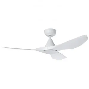 Surf DC Ceiling Fan with CCT LED Light & Remote, 122cm/48", White by Eglo, a Ceiling Fans for sale on Style Sourcebook