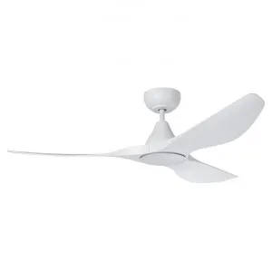 Surf DC Ceiling Fan with CCT LED Light & Remote, 132cm/52", White by Eglo, a Ceiling Fans for sale on Style Sourcebook