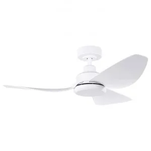 Torquay Indoor / Outdoor DC Ceiling Fan with Remote, 107cm/42", White by Eglo, a Ceiling Fans for sale on Style Sourcebook