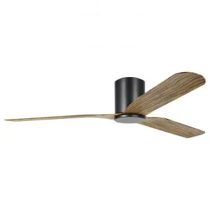 Iluka Indoor / Outdoor DC Hugger Ceiling Fan with Remote, 150cm/60", Black / Rustic Brown by Eglo, a Ceiling Fans for sale on Style Sourcebook