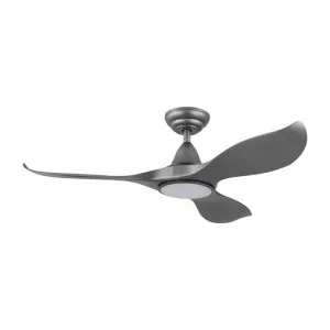 Noosa Indoor / Outdoor DC Ceiling Fan with CCT LED Light & Remote, 116cm/46", Titanium by Eglo, a Ceiling Fans for sale on Style Sourcebook