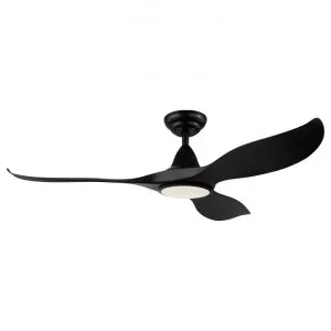 Noosa Indoor / Outdoor DC Ceiling Fan with CCT LED Light & Remote, 132cm/52", Black by Eglo, a Ceiling Fans for sale on Style Sourcebook