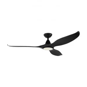 Noosa Indoor / Outdoor DC Ceiling Fan with CCT LED Light & Remote, 150cm/60", Black by Eglo, a Ceiling Fans for sale on Style Sourcebook