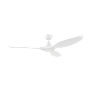 Noosa Indoor / Outdoor DC Ceiling Fan with CCT LED Light & Remote, 150cm/60", White by Eglo, a Ceiling Fans for sale on Style Sourcebook