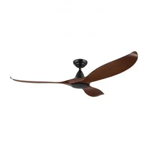 Noosa Indoor / Outdoor DC Ceiling Fan with Remote, 150cm/60", Black / Dark Walnut by Eglo, a Ceiling Fans for sale on Style Sourcebook