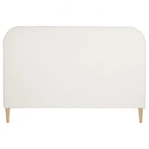 Nook Camden Blended Linen Fabric Bed Headboard, King, Ivory by Canvas Sasson, a Bed Heads for sale on Style Sourcebook