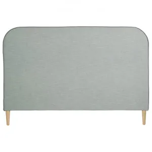 Nook Camden Blended Linen Fabric Bed Headboard, King, Mint by Canvas Sasson, a Bed Heads for sale on Style Sourcebook