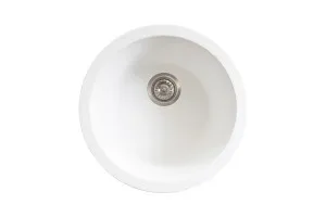 Bellevue Round Sink Matte White by ADP, a Troughs & Sinks for sale on Style Sourcebook