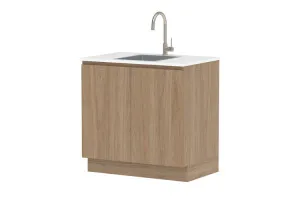 Laundry All-In-One Sink Cabinet with Clovelly Small Rectangular Sink by ADP, a Troughs & Sinks for sale on Style Sourcebook