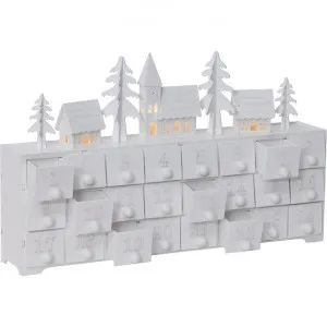 Yuletide LED Light Up Wooden Advent Calendar by Eglo, a Decorative Boxes for sale on Style Sourcebook