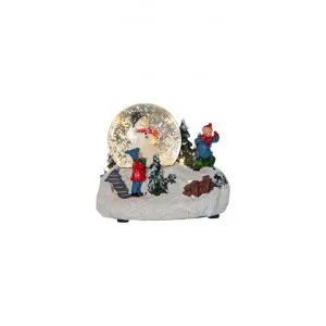 Winterville Snowman LED Snow Globe by Eglo, a Statues & Ornaments for sale on Style Sourcebook