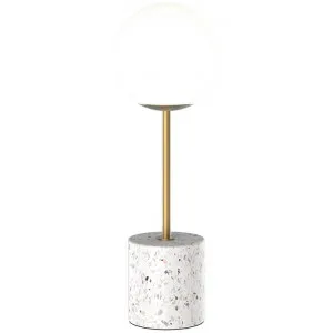 Sophia Terrazzo & Metal Table Lamp by Mercator, a Table & Bedside Lamps for sale on Style Sourcebook