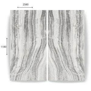 Marmoker Arabesque Polished 1180x2580 (Bookmatch A) by Casalgrande Padana, a Marble Look Tiles for sale on Style Sourcebook