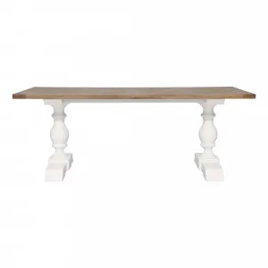 Bells Dining Table 210cm in American Oak / Acacia by OzDesignFurniture, a Dining Tables for sale on Style Sourcebook