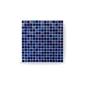 Sabrene Glass Stromboli Blue Pearl 20x20mm (332x332) by Groove Tiles, a Glass Tiles for sale on Style Sourcebook