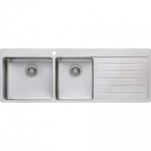 Sonetto 1 & 3/4 Bowl Topmount Sink With Drainer by Sonetto, a Kitchen Sinks for sale on Style Sourcebook
