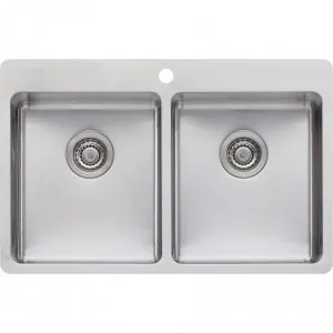 Sonetto Double Bowl Topmount Sink by Sonetto, a Kitchen Sinks for sale on Style Sourcebook