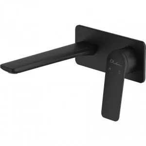 Paris Matte Black Wall Mixer Set by Paris, a Bathroom Taps & Mixers for sale on Style Sourcebook