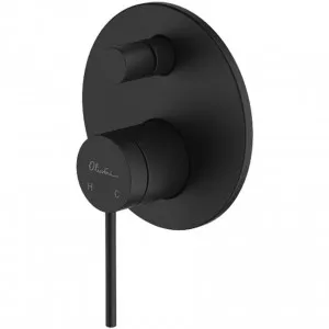 Venice Matte Black Wall Mixer with Diverter by Venice, a Bathroom Taps & Mixers for sale on Style Sourcebook