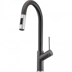 Vilo Black Granite Pull Out Spray Mixer by Vilo, a Kitchen Taps & Mixers for sale on Style Sourcebook